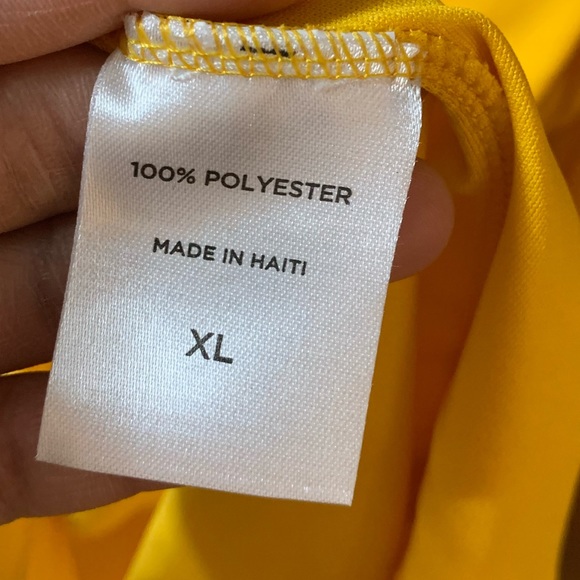 NWOT Sport-Tek Sport Performance Long Sleeve T-Shirt Top in Yellow Size XL - Picture 5 of 6